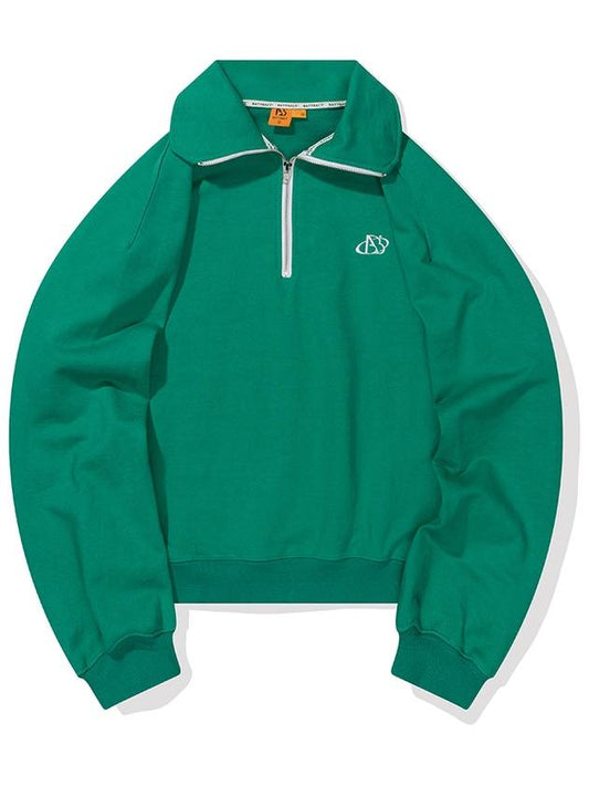 Cropped half zip-upgreen - BATTRACT - BALAAN 1