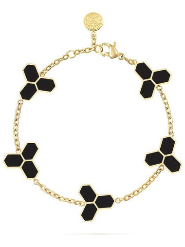 Muriel Bracelet 13 Gold Onyx Motif 5 - MOIETOII PARIS - BALAAN 1