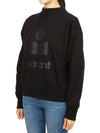 Moby Logo Print Sweatshirt Black - ISABEL MARANT - BALAAN 3