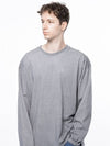 Men s M243TP03GR Pigment Slit Long Sleeve T Shirt Gray - CHANCE'S NOI - BALAAN 2