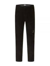 Men's Corduroy Regular Fit Utility Straight Pants Black - CP COMPANY - BALAAN 2