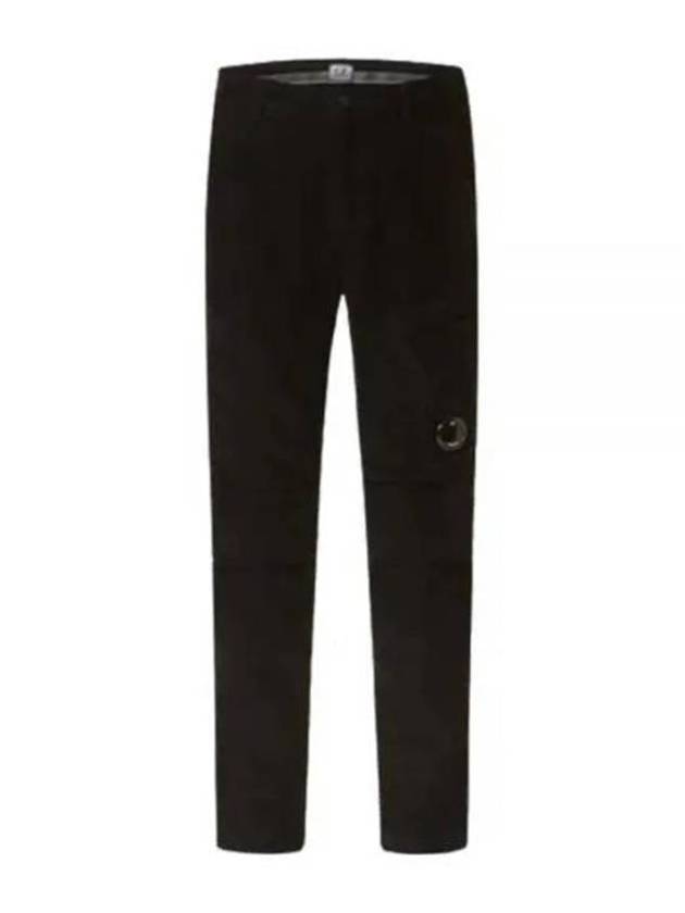 Men's Corduroy Regular Fit Utility Straight Pants Black - CP COMPANY - BALAAN 2