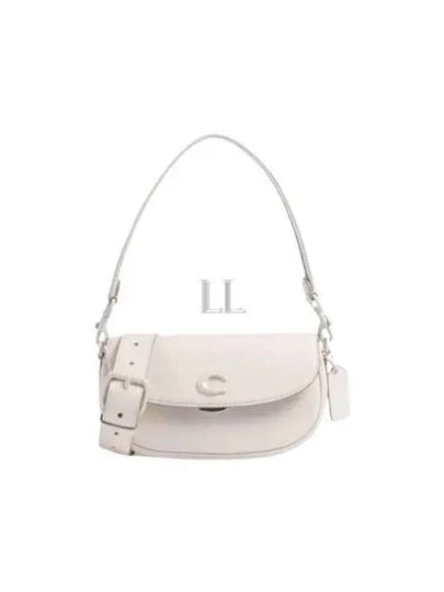 Emmy Saddle 23 Shoulder Bag White - COACH - BALAAN 2