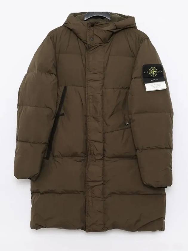 Wappen Patch Crinkle Labs Padding Olive Green - STONE ISLAND - BALAAN 3