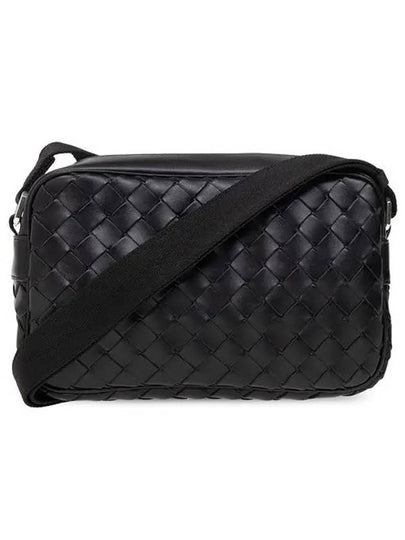 Classic Intrecciato Small Camera Cross Bag Black - BOTTEGA VENETA - BALAAN 2