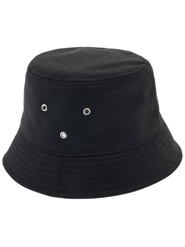 Intrecciato Jacquard Bucket Hat Black - BOTTEGA VENETA - BALAAN 11