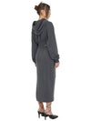 ISK001 4 Cool Attitude Slit Skirt Charcoal - ITZAVIBE - BALAAN 4