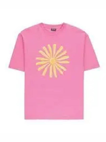 Men's Le Soleil Cotton Short Sleeve T-Shirt Pink - JACQUEMUS - BALAAN 2