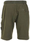 Wappen Patch Cotton Bermuda Shorts Green - STONE ISLAND - BALAAN 4