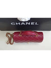 Classic Top Handle New Mini Burgundy Gold Plated New Mini Top Handle Top Handle AS2431 - CHANEL - BALAAN 4