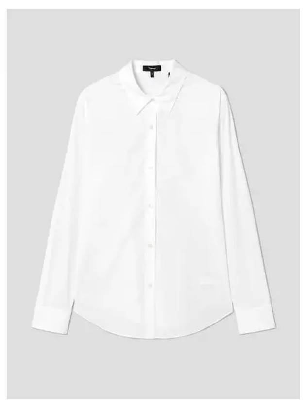 Women s Cotton Semi Fitted Shirt Blouse Southern White Domestic Product GM0023111571335 - THEORY - BALAAN 1