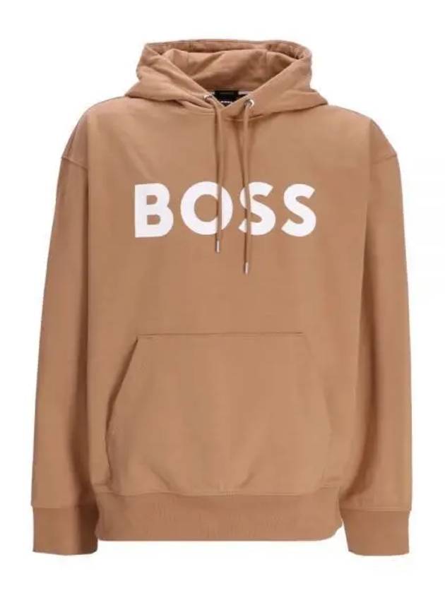 Sullivan Logo Hoodie Camel - HUGO BOSS - BALAAN 2