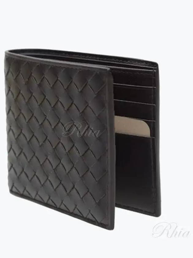 Intrecciato Weaving Half Wallet Espresso - BOTTEGA VENETA - BALAAN 2