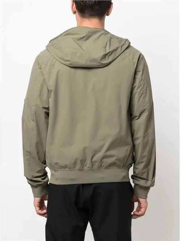 Men's Protech Mesh Lens Hooded Jacket Khaki - CP COMPANY - BALAAN.