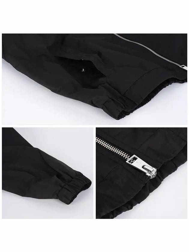 Zip-Up Jacket Black - AMI - BALAAN 8