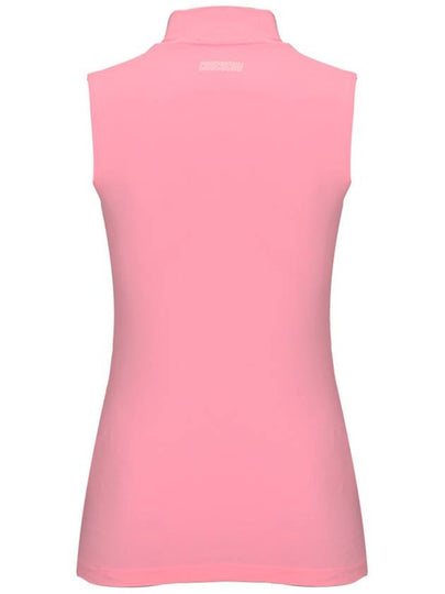 C23MTS020W Front Mesh Half Neck Top Pink - CHUCUCHU - BALAAN 2