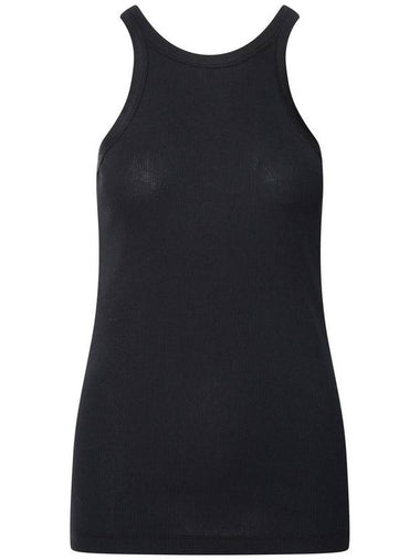 Sportmax 'Nastie' Black Silk Blend Tank Top - MAX MARA SPORTMAX - BALAAN 1