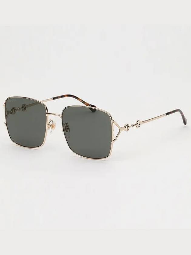 Eyewear Square Metal Sunglasses Gold - GUCCI - BALAAN 9