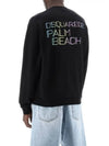 Palm Beach Cool Fit Sweatshirt Black - DSQUARED2 - BALAAN 4