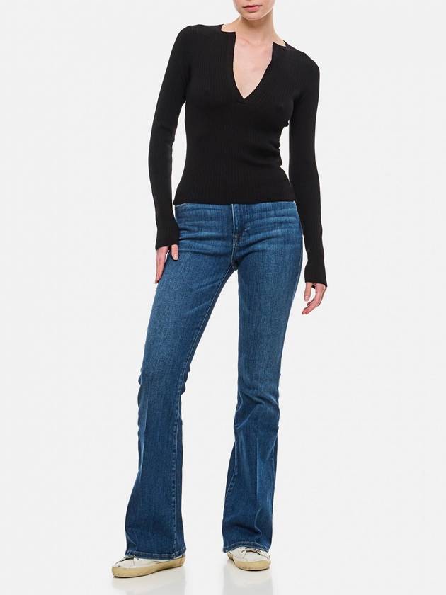 Urlo V-Neck Knit Top Black - MAX MARA - BALAAN 3