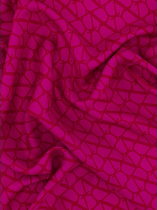 Iconographe Silk Scarf Pink - VALENTINO - BALAAN 3