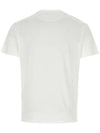 V Logo Signature Patch Cotton Short Sleeve T-Shirt White - VALENTINO - BALAAN 4