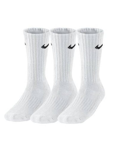 V Cushion Crew 3 Pack Socks White - NIKE - BALAAN 1