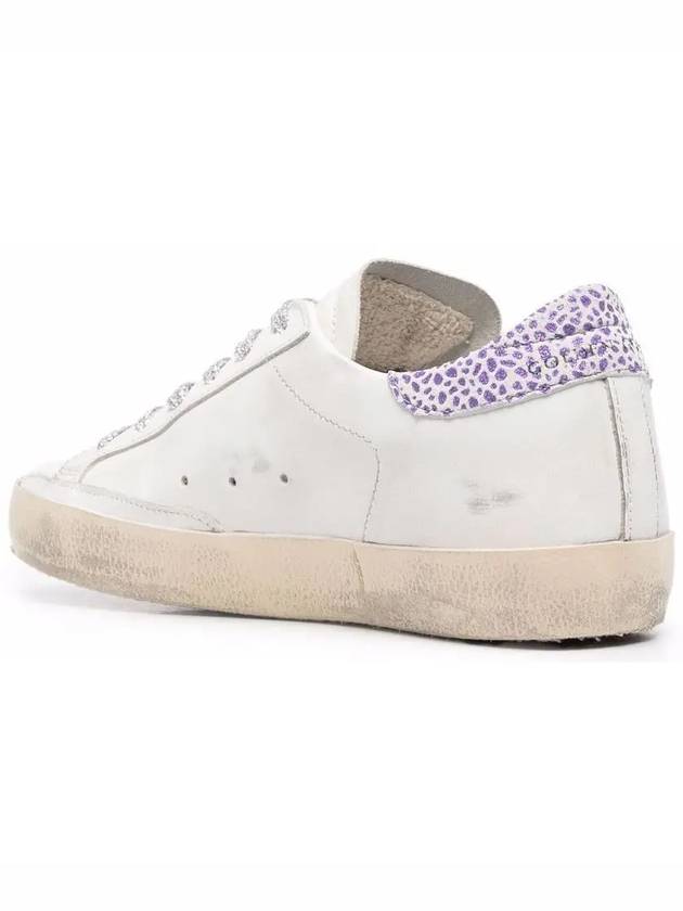 Women's Glitter Superstar Low Top Sneakers White - GOLDEN GOOSE - BALAAN 4