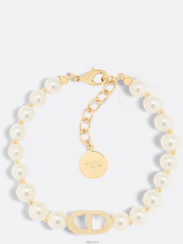 30 Montaine White Pearl Bracelet Gold - DIOR - BALAAN 2