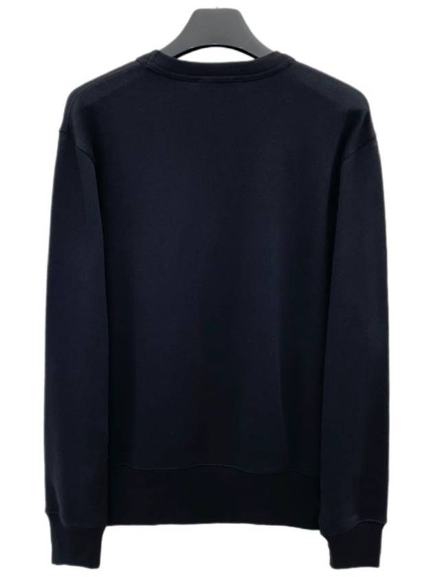 Face Patch Crew Neck Sweatshirt Black - ACNE STUDIOS - BALAAN 3