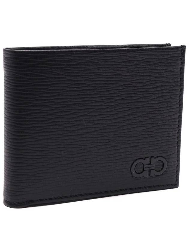 ID Window Gancini Half Wallet Black - SALVATORE FERRAGAMO - BALAAN 4