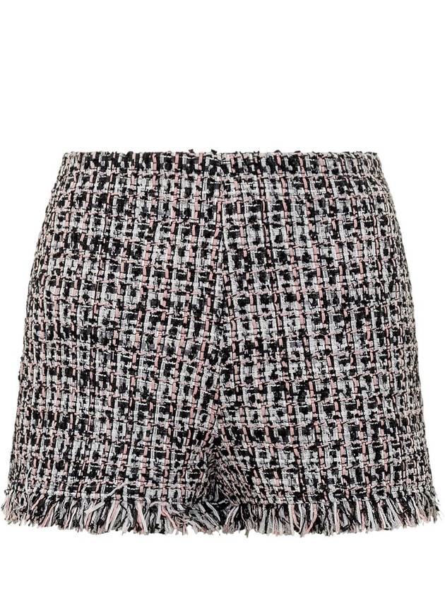 Women's Fringed Boucle Shorts - SELF PORTRAIT - BALAAN 2