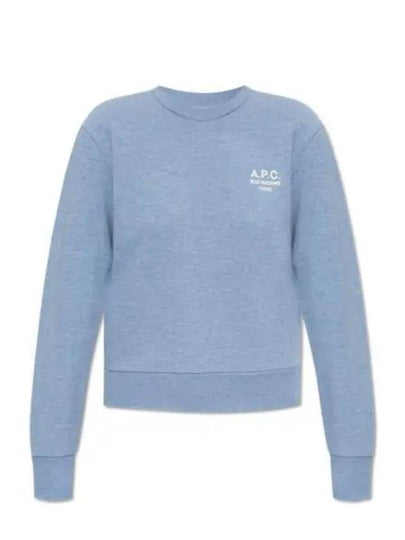 Rue Madame Cotton Sweatshirt Blue - A.P.C. - BALAAN 2