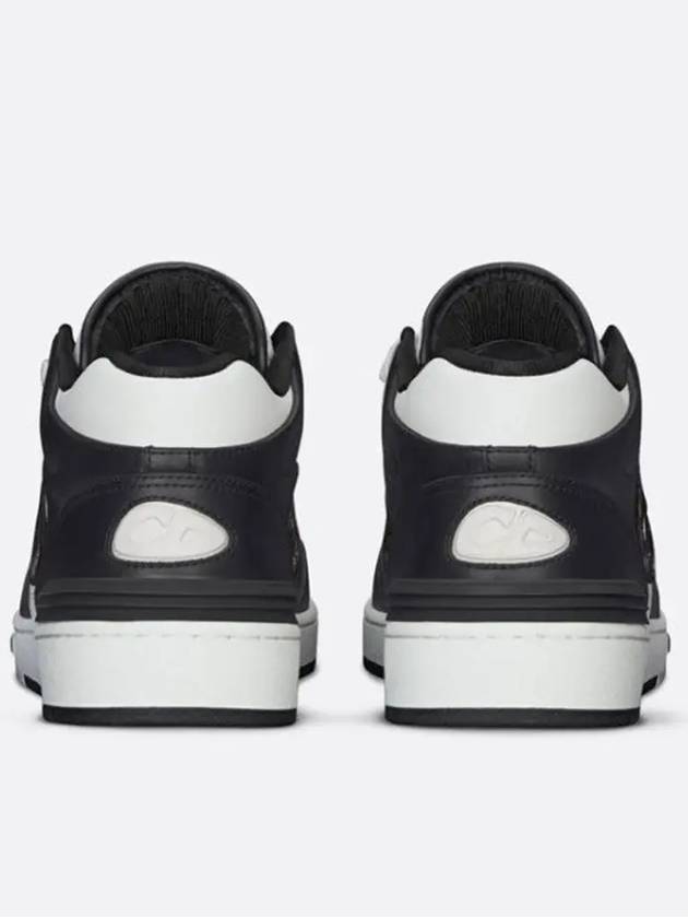 B57 High Top Sneakers Black White - DIOR - BALAAN 3