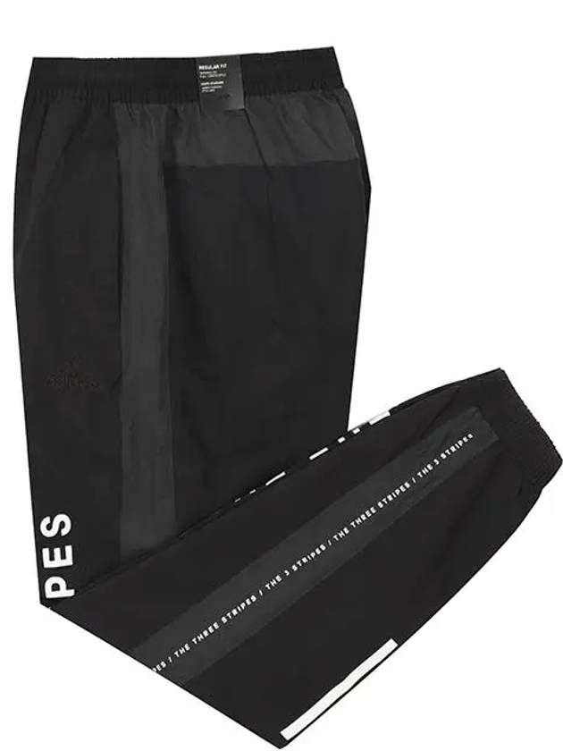 Wording Woven Track Pants Black - ADIDAS - BALAAN 3