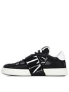 VLTN Logo Low Top Sneakers Black - VALENTINO - BALAAN 3