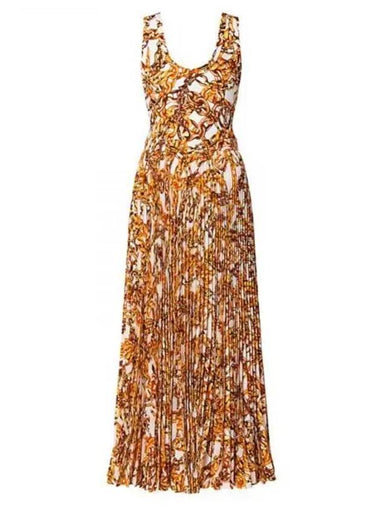 Chain Print Floor Length Tank Dress 1AB9CV - LOUIS VUITTON - BALAAN 1