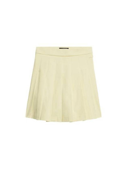 Adina Pleated Skirt Wax Yellow - J.LINDEBERG - BALAAN 2