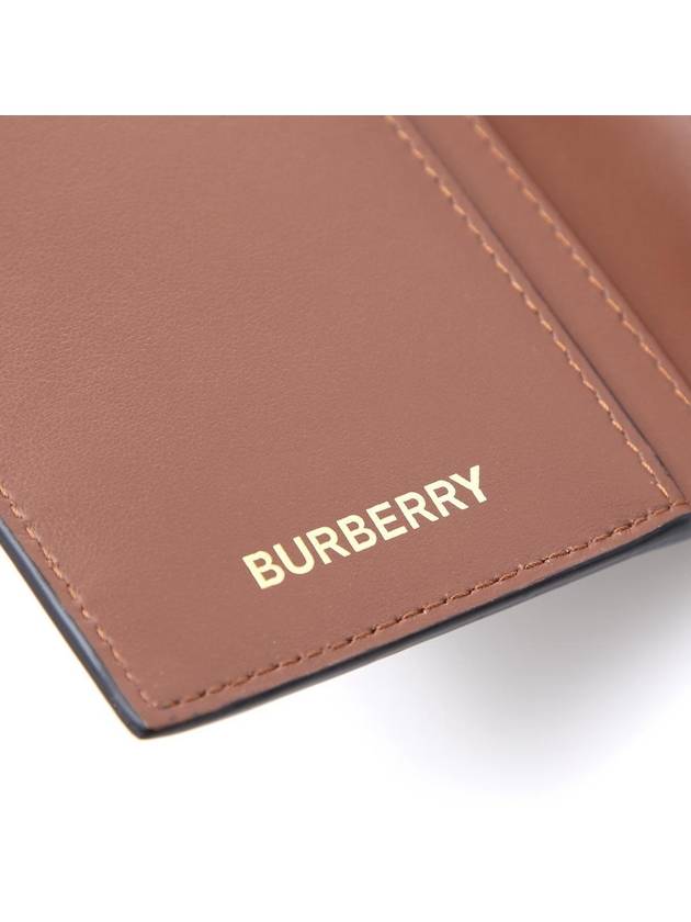 Men's Wallet 8025767MARRONE BROWN - BURBERRY - BALAAN 5