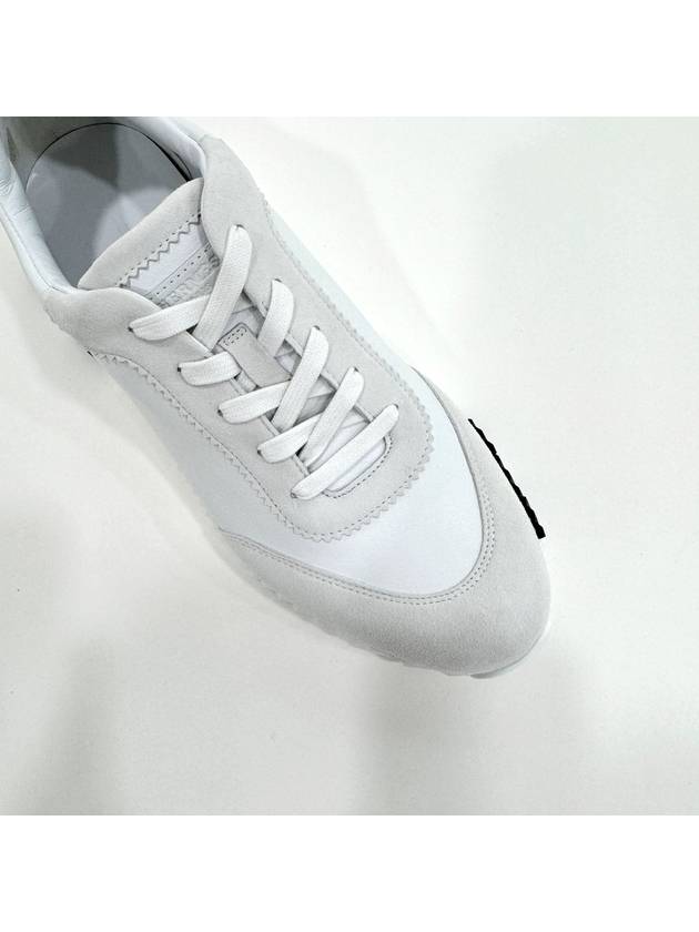 Bouncing Low Top Sneakers White - HERMES - BALAAN 6