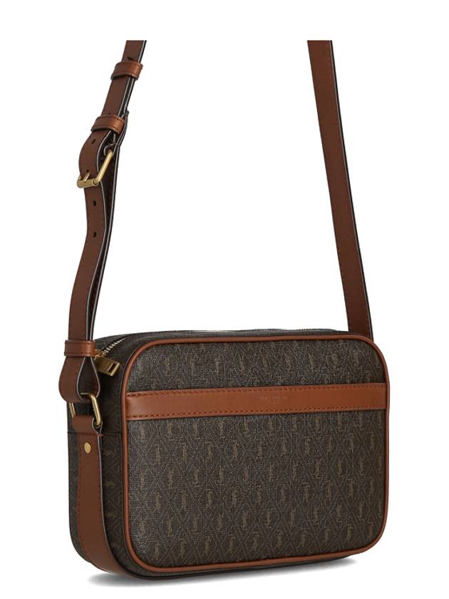 Men's Le Monogram Camera Cross Bag Brown - SAINT LAURENT - BALAAN.