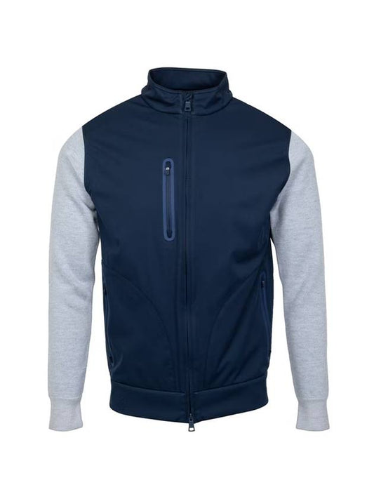 Quarter G Zip-Up Jacket Navy - G/FORE - BALAAN 1