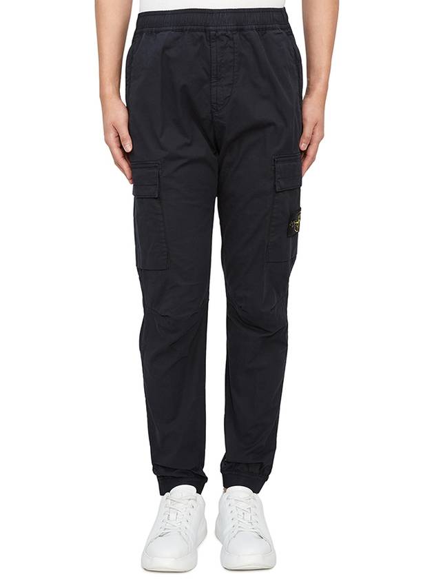 Banding Waist Tapered Cargo Straight Pants Navy - STONE ISLAND - BALAAN 2