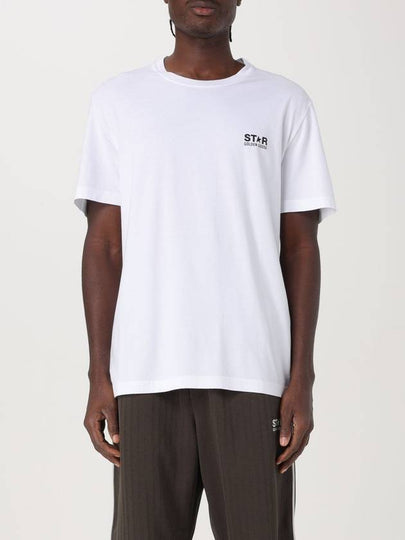 Star Collection Logo Short Sleeve T-Shirt White - GOLDEN GOOSE - BALAAN 2