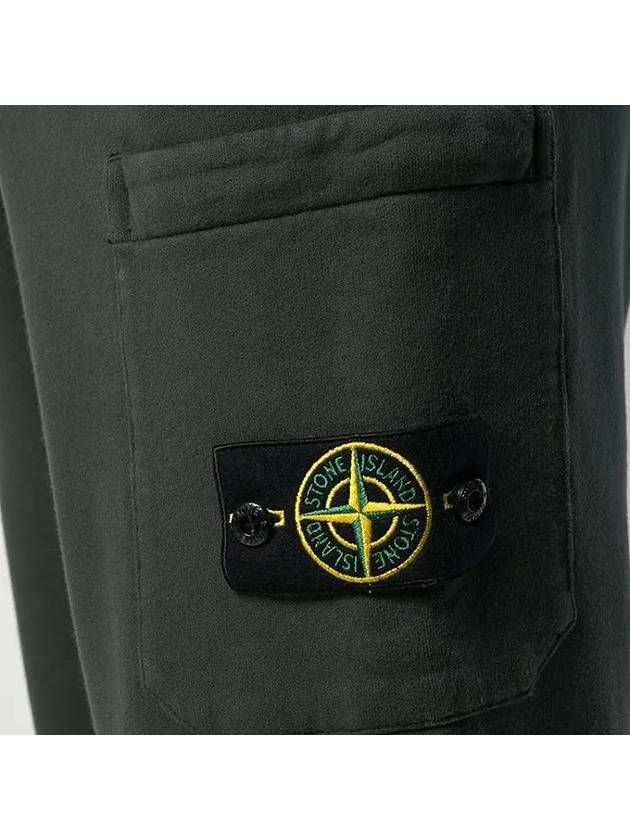 Men's Wappen Patch Jogger Track Pants Grey - STONE ISLAND - BALAAN 5