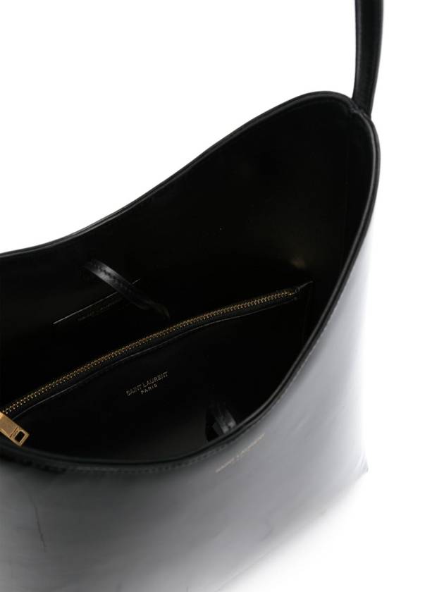 Rendez-Vous Patent Leather Shoulder Bag Black - SAINT LAURENT - BALAAN 3