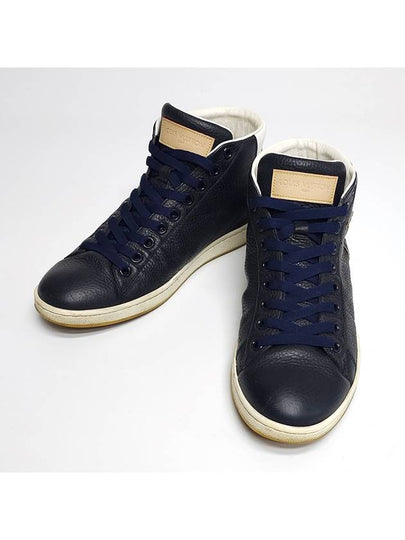 Big logo navy color high top sneakers 255MM - LOUIS VUITTON - BALAAN 2