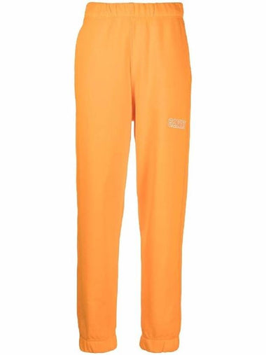 Women's Software Logo JoGGer Track Pants Orange - GANNI - BALAAN 1