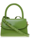 Bypa semi patent leather top handle bag lime green 19PFMINALMWSMA STK - BY FAR - BALAAN 2