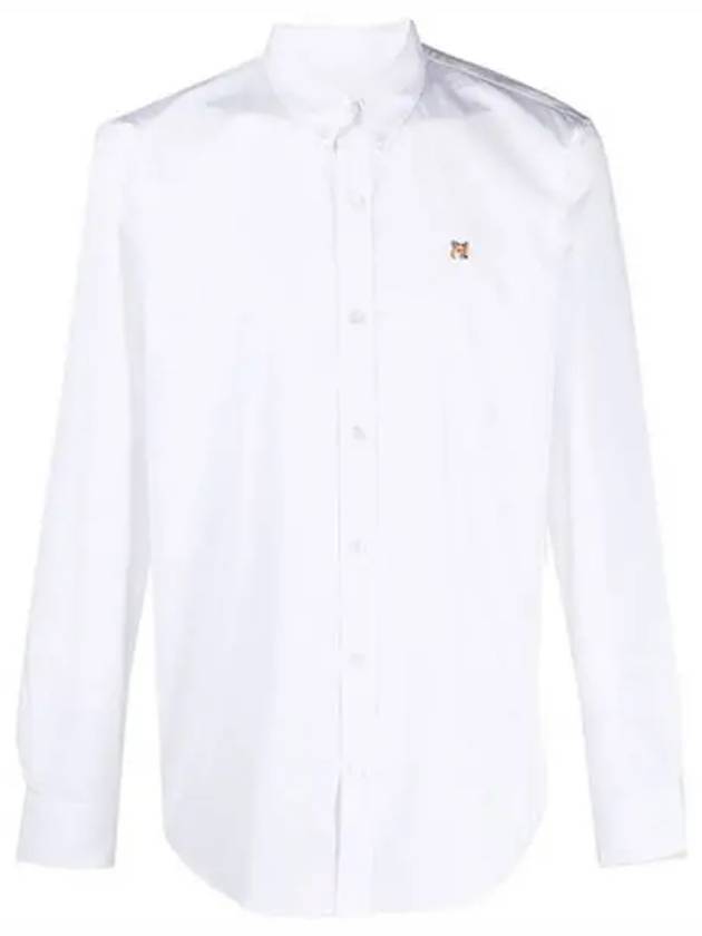 GM00454WC0025 WH Foxhead Classic Shirt White Men s TJ 270275 - MAISON KITSUNE - BALAAN 1